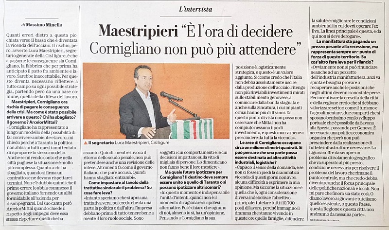 Maestripieri intervista Repubblica